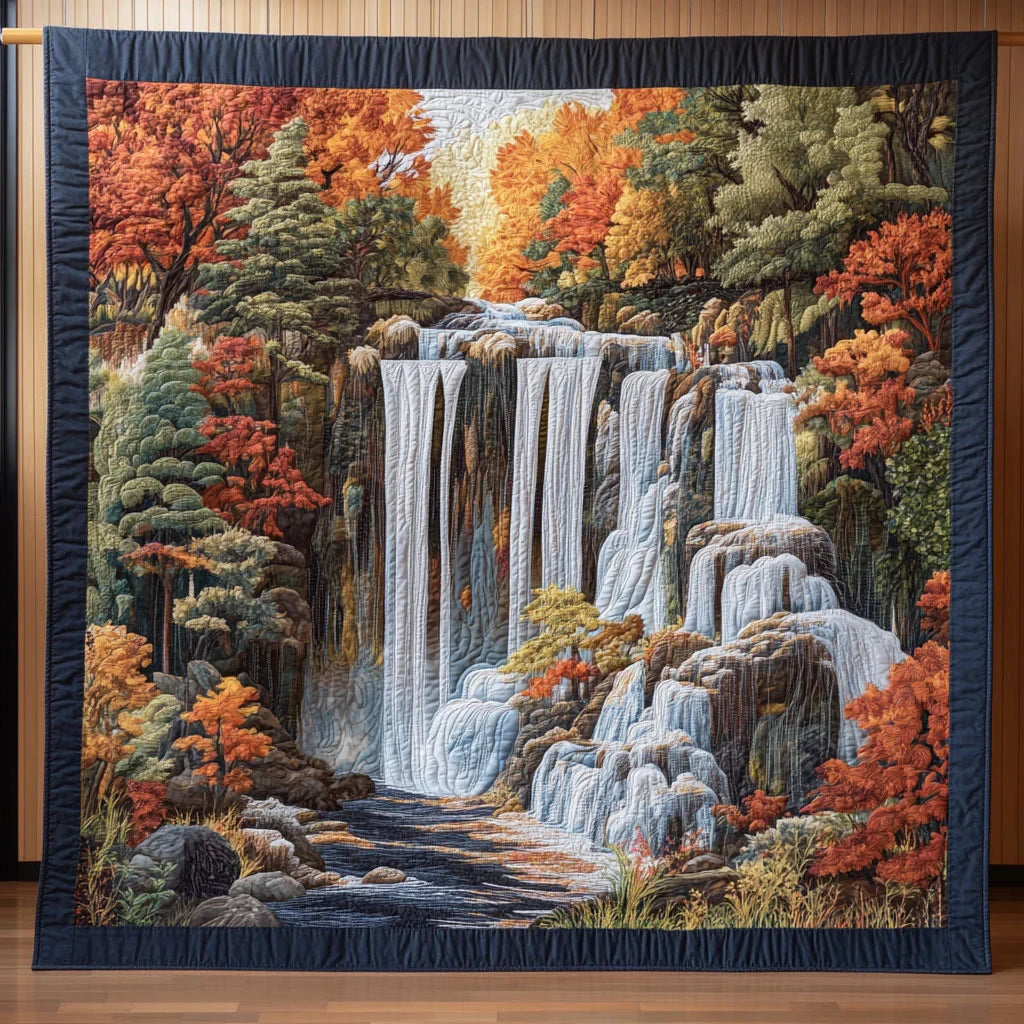 Autumn Cascades Quilt Blanket