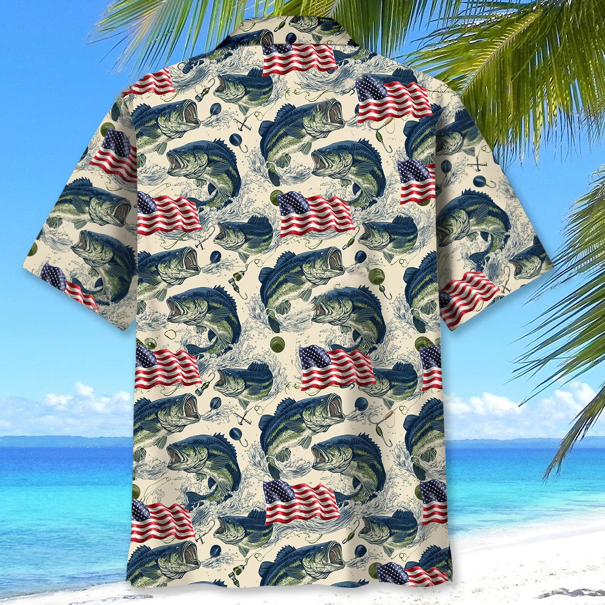 Awesome Bass Fishing Hawaiian Shirt