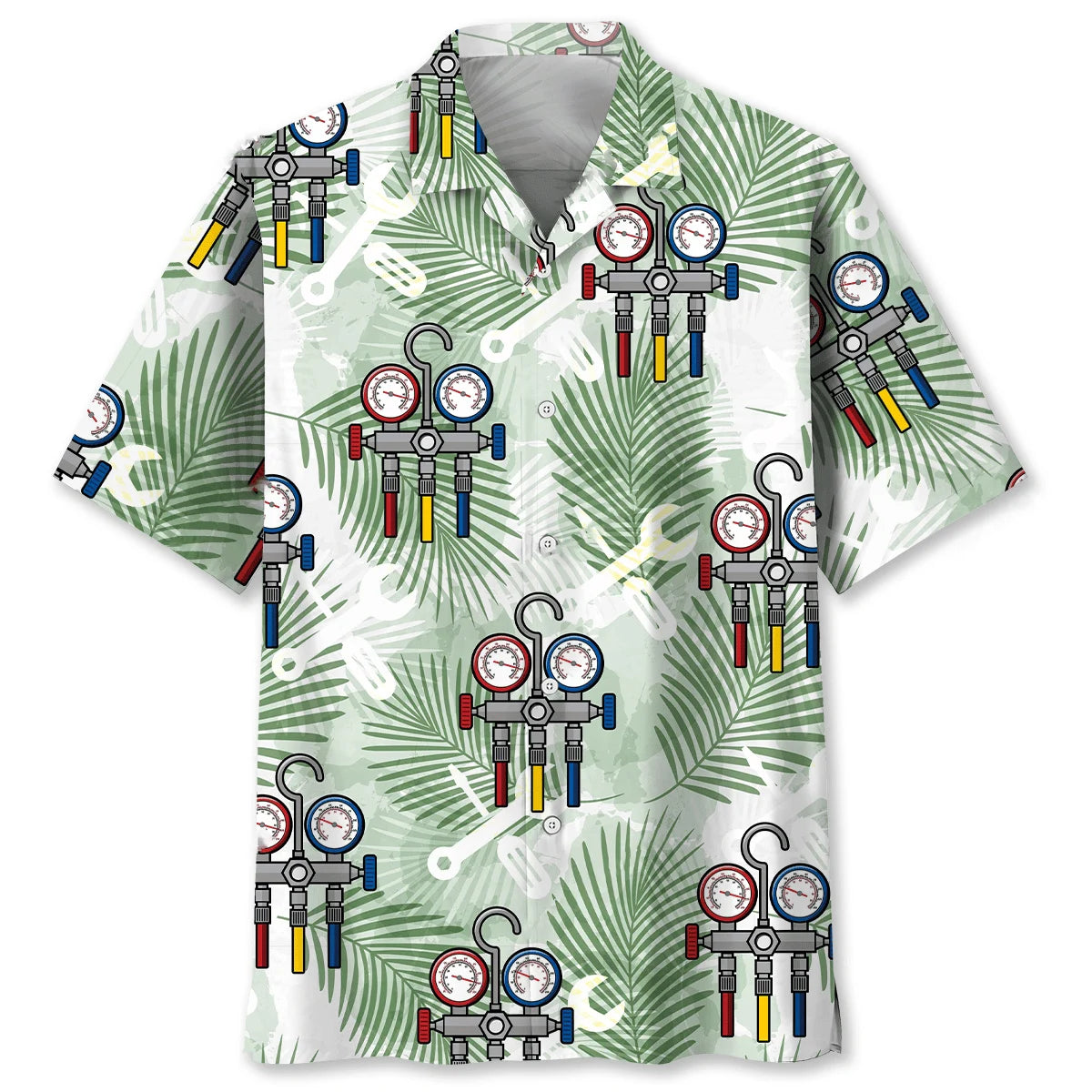 Awesome Hvac Techician Tropical Hawaiian Shirt