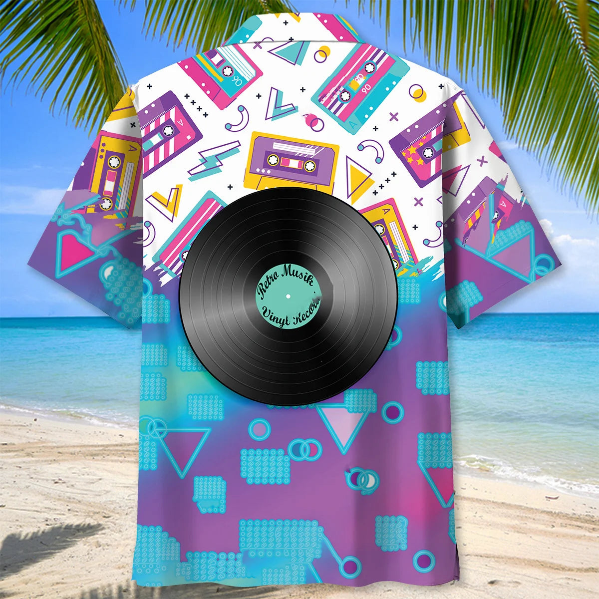 Back to 80s Music Hawaiian Shirt