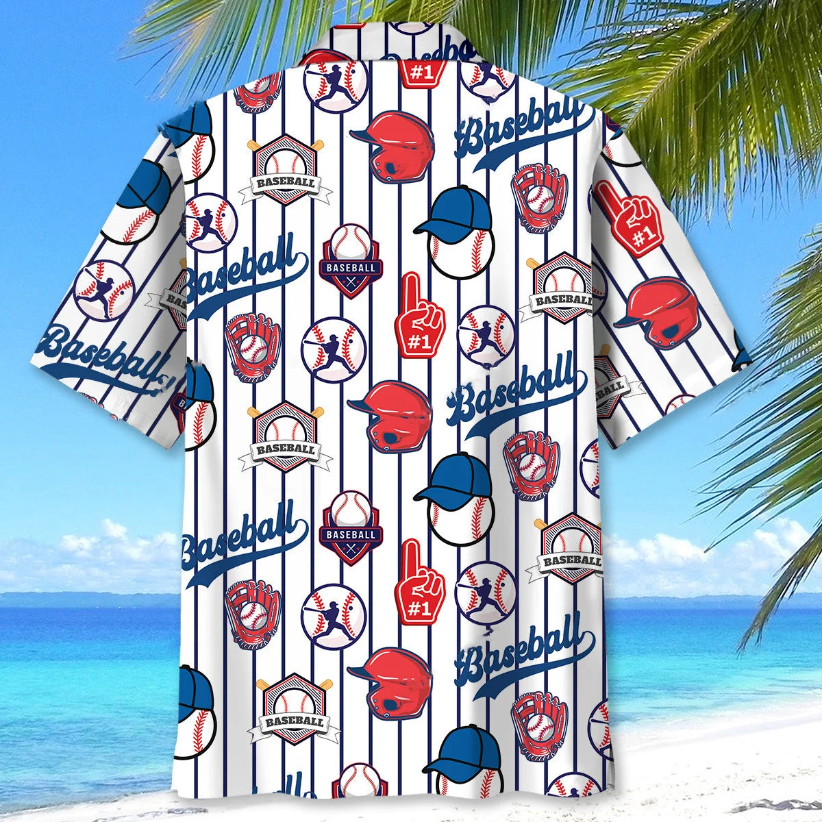 Baseball League Hawaiian Shirt
