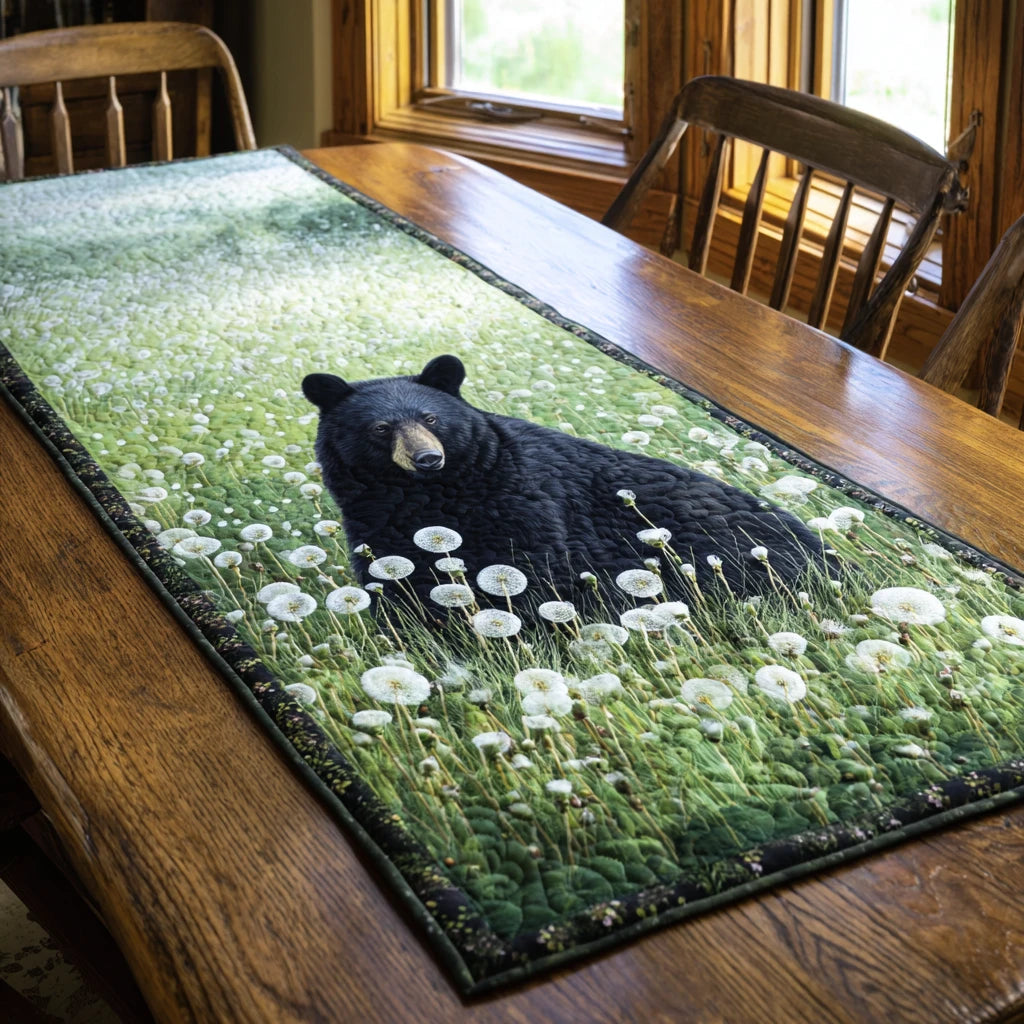 Bear Horizon Quilted Table Runner