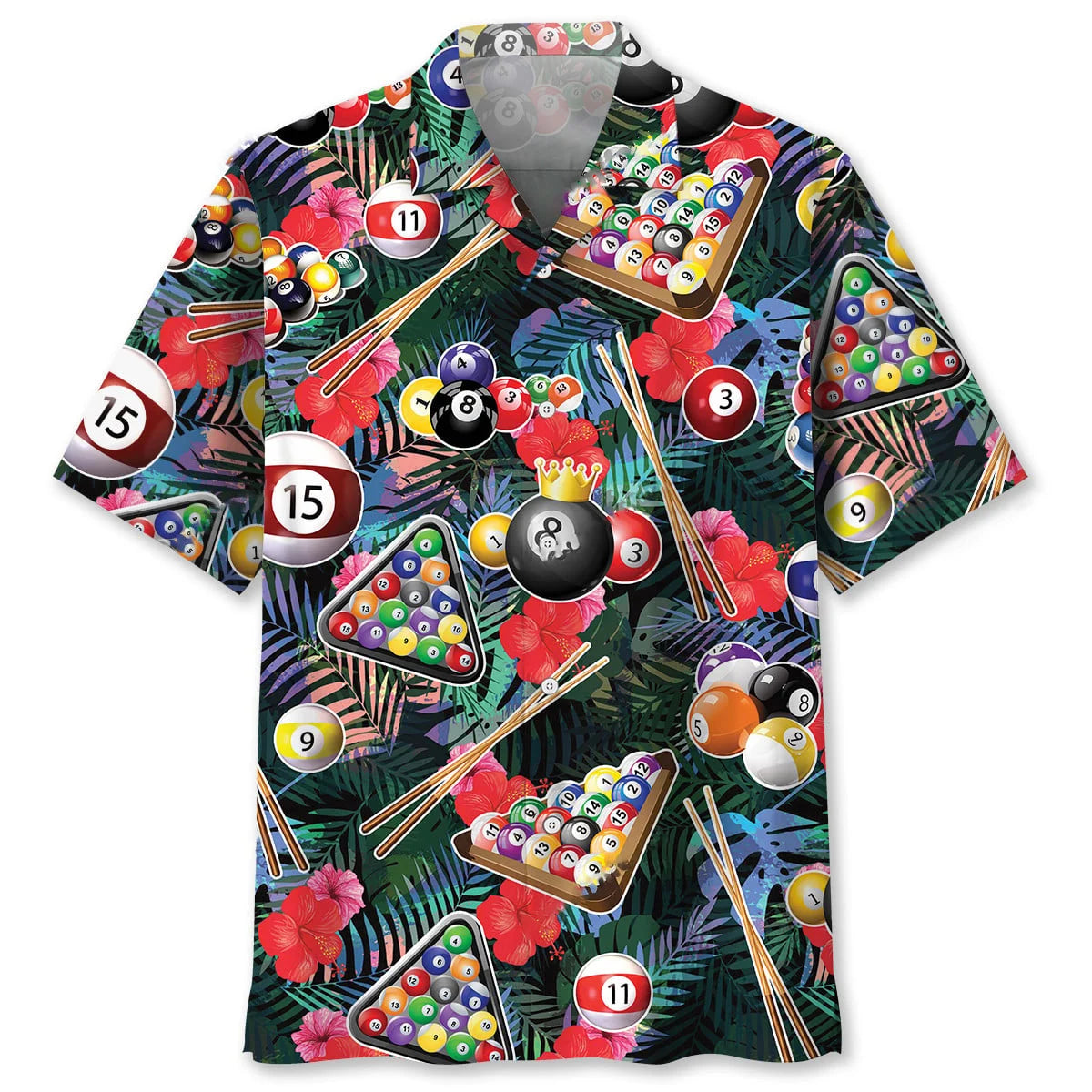 Billiard Tropical Hawaiian Shirt