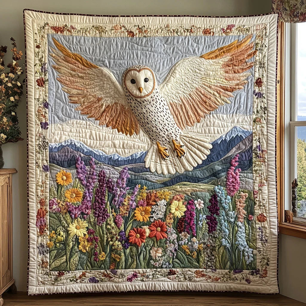 Blooming Ascent Quilt Blanket