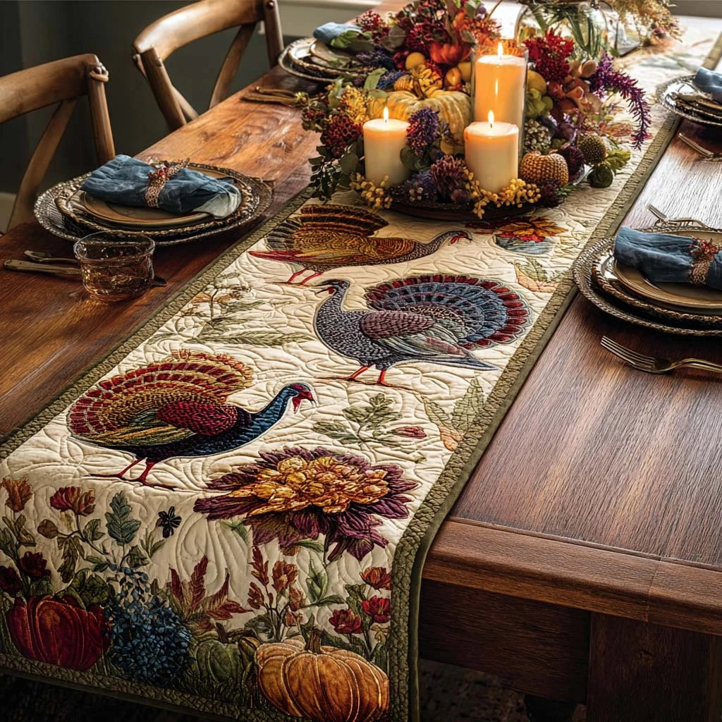 Bountiful Blessings Quilted Table Runner