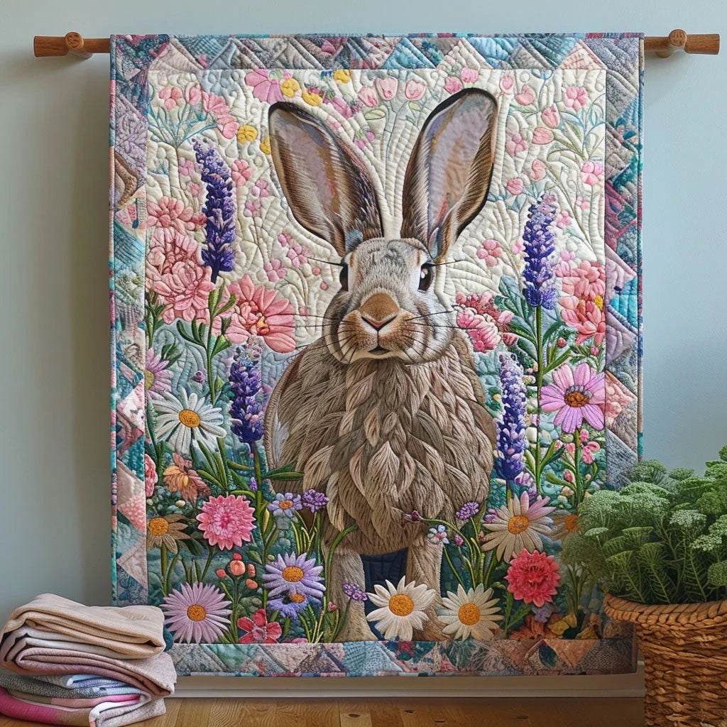 Bunny Garden Quilt Blanket