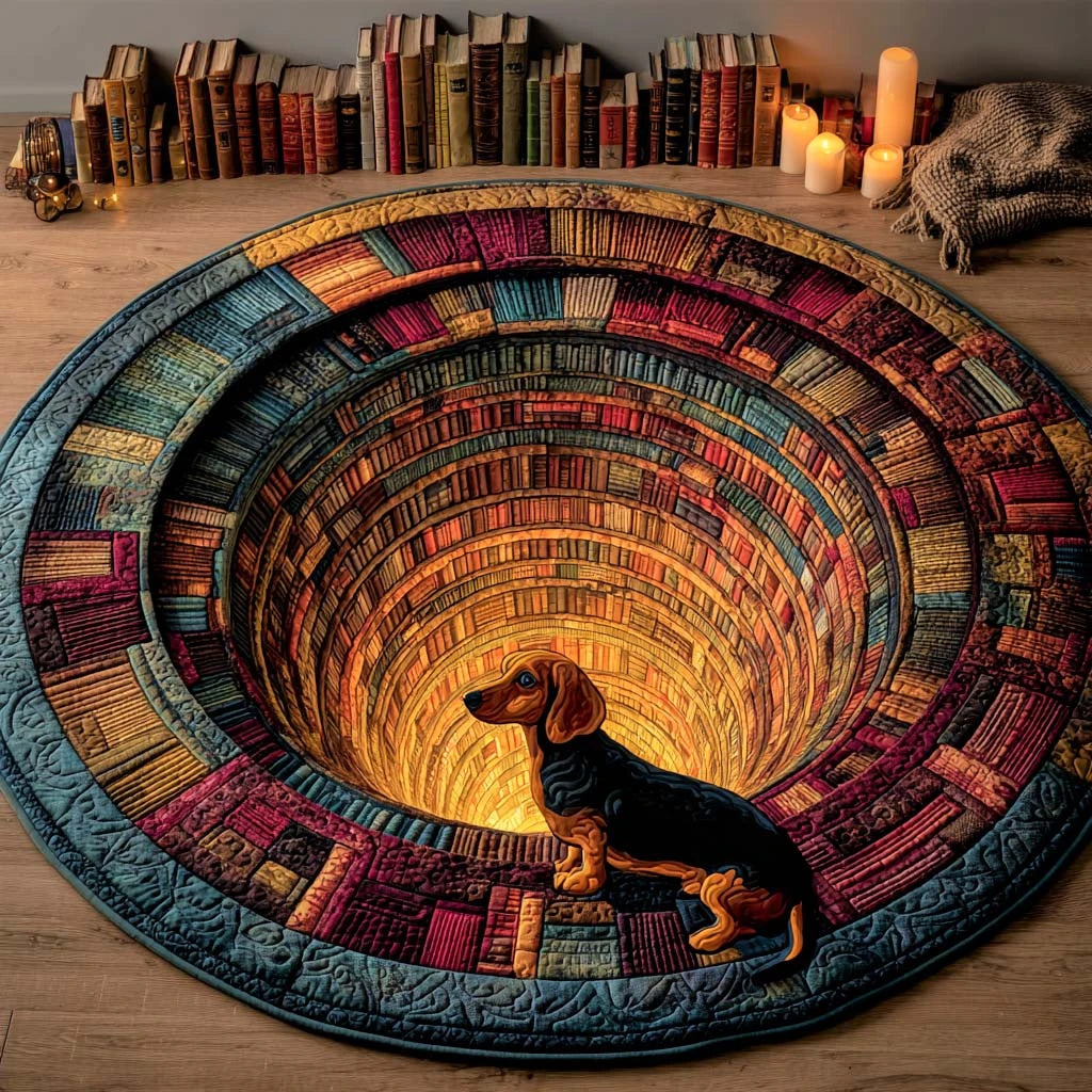 Canine Chapter Quilted Round Mat