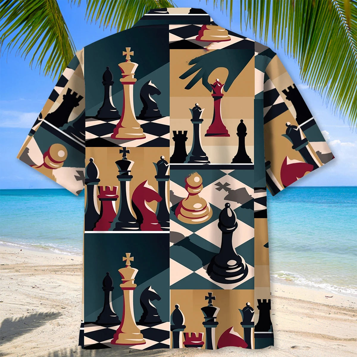 Chess Retro Poster Hawaiian Shirt