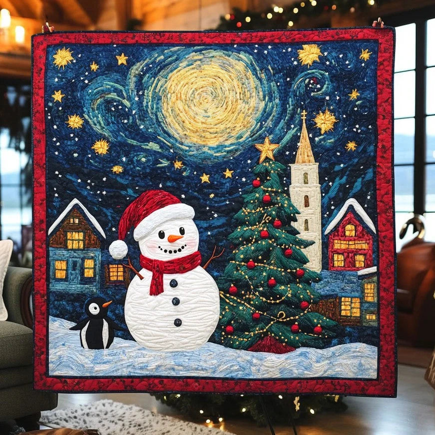 Christmas Snowmen Quilt Blanket