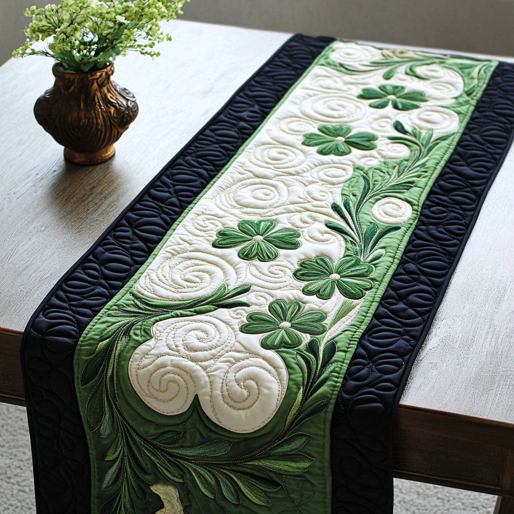 Clover Breeze Quilted Table Runner