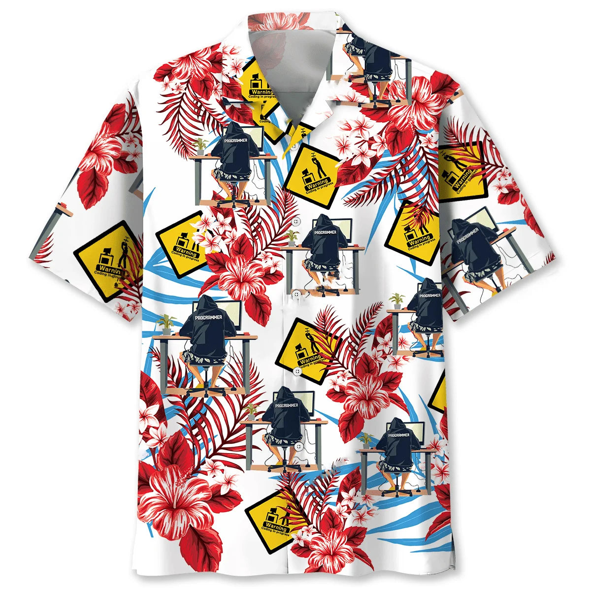 Coding in Progress Hawaiian Shirt