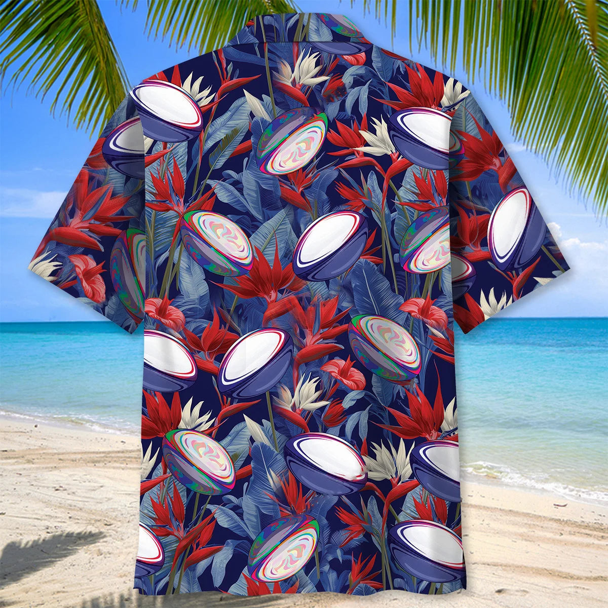 Colorful Nature Rugby Hawaiian Shirt