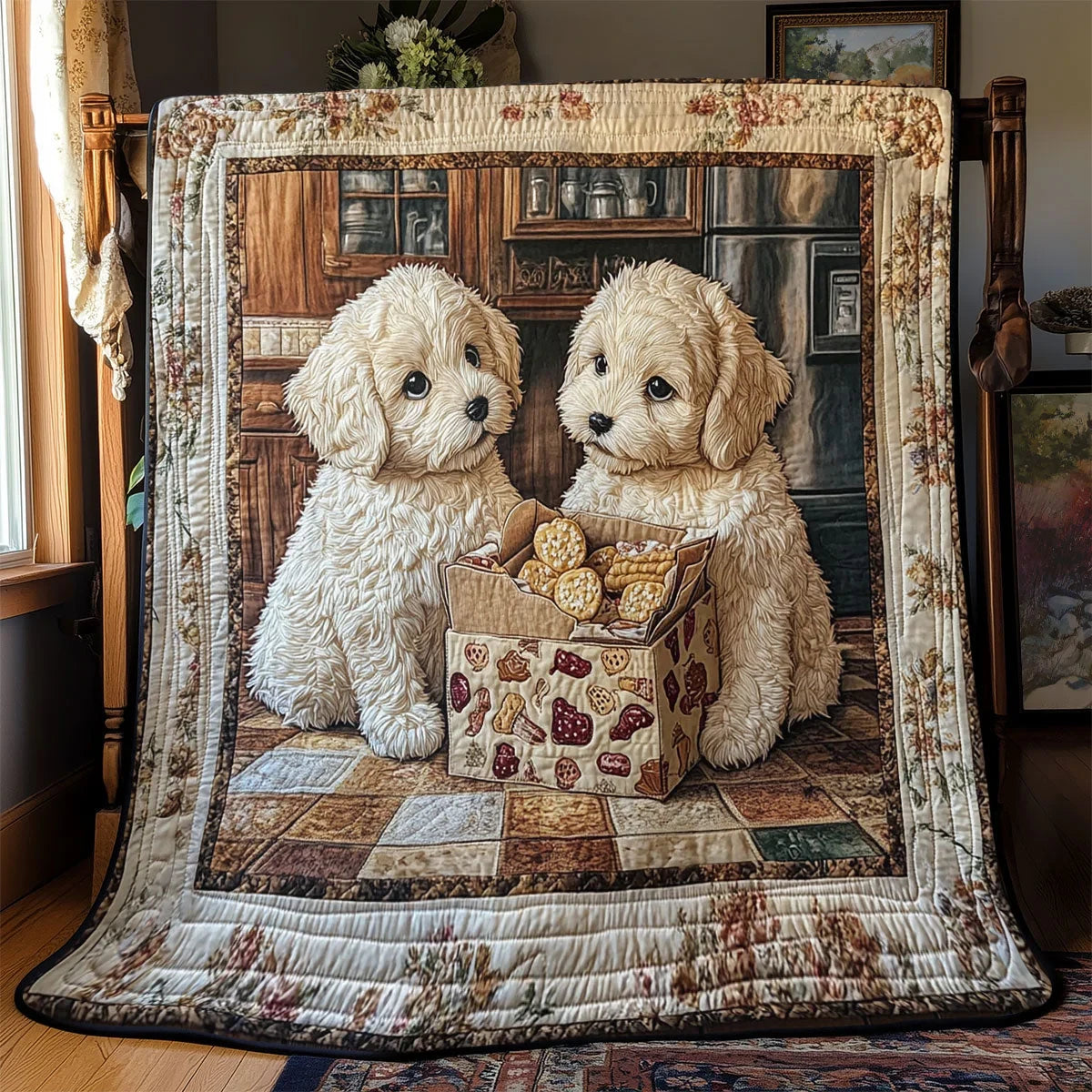 Cookie Thieves Quilt Blanket