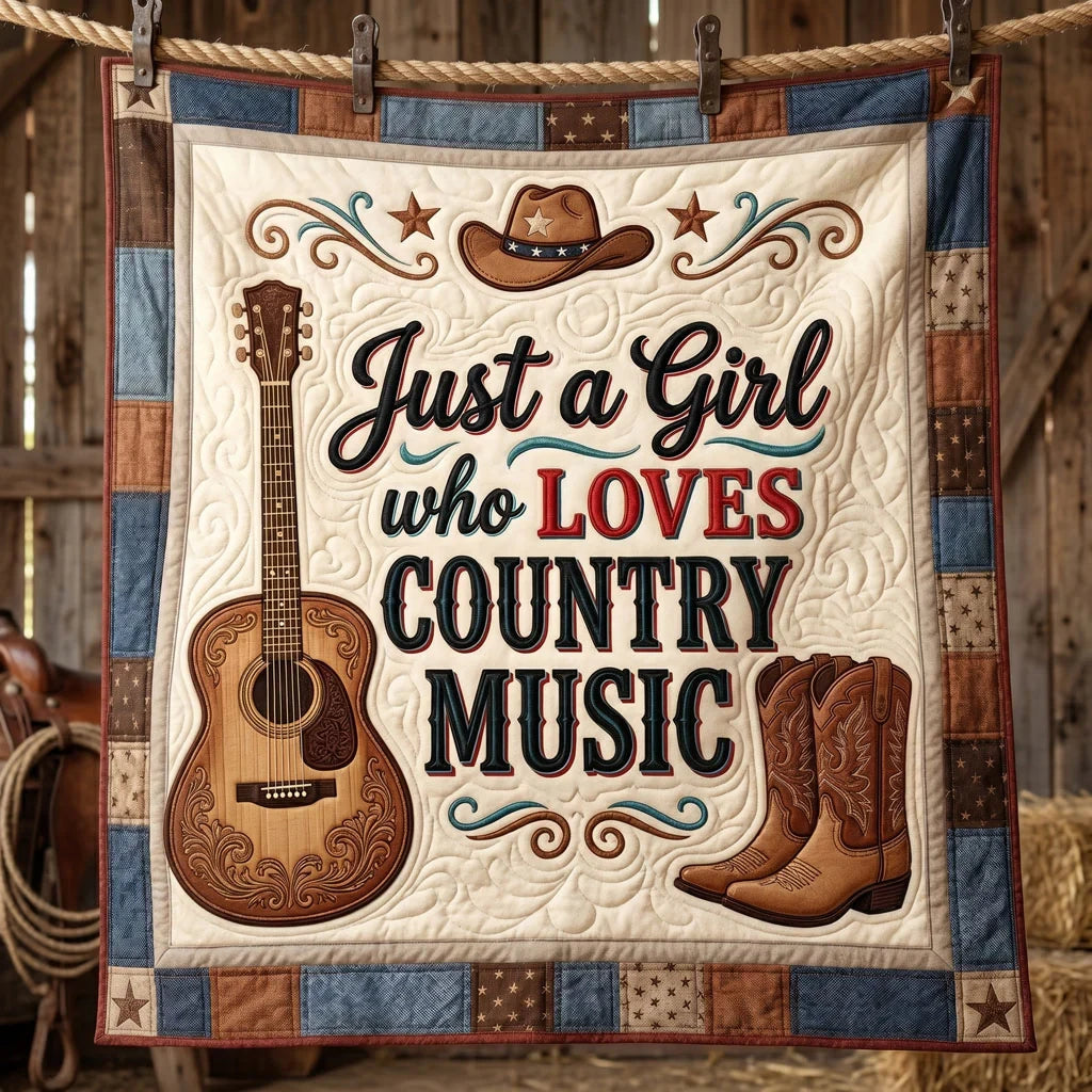 Country Girl Vibes Quilt Blanket