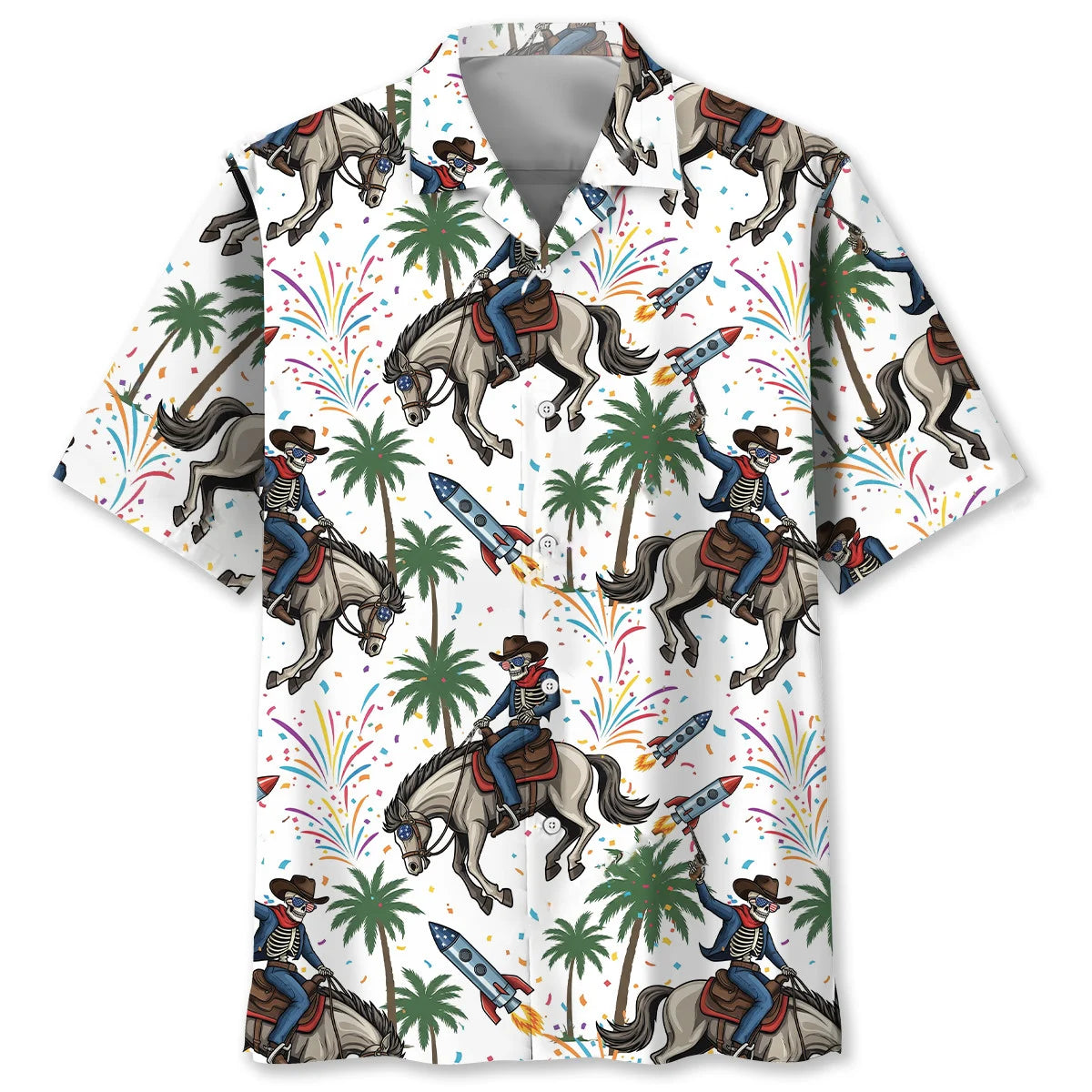 Cowboy Proud of America Hawaiian Shirt