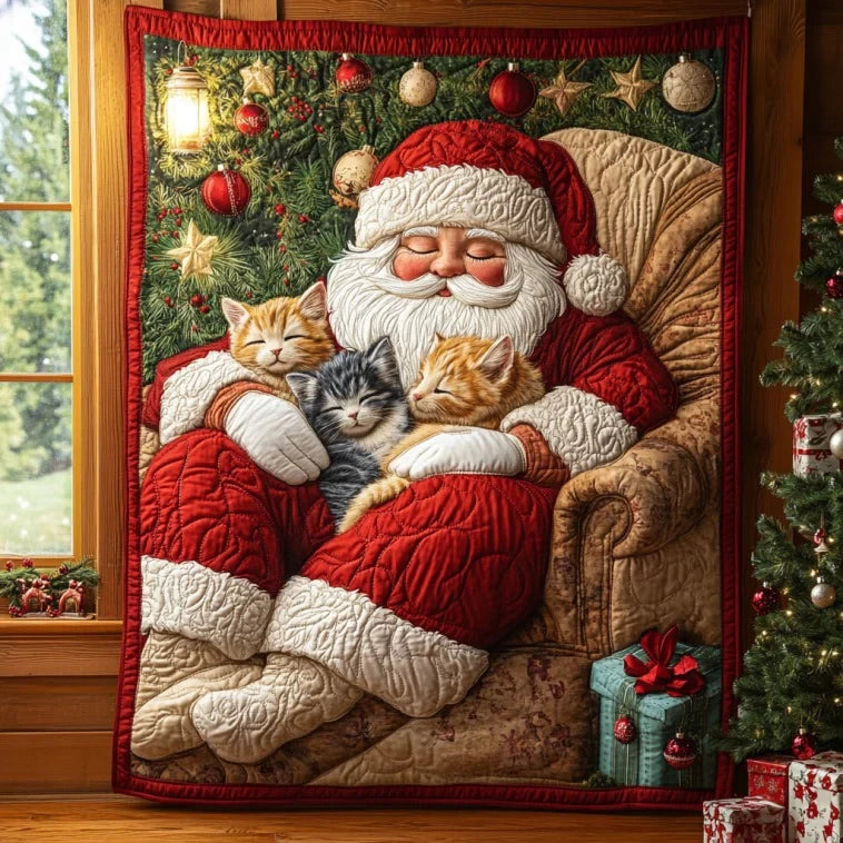 Cozy Christmas Quilt Blanket
