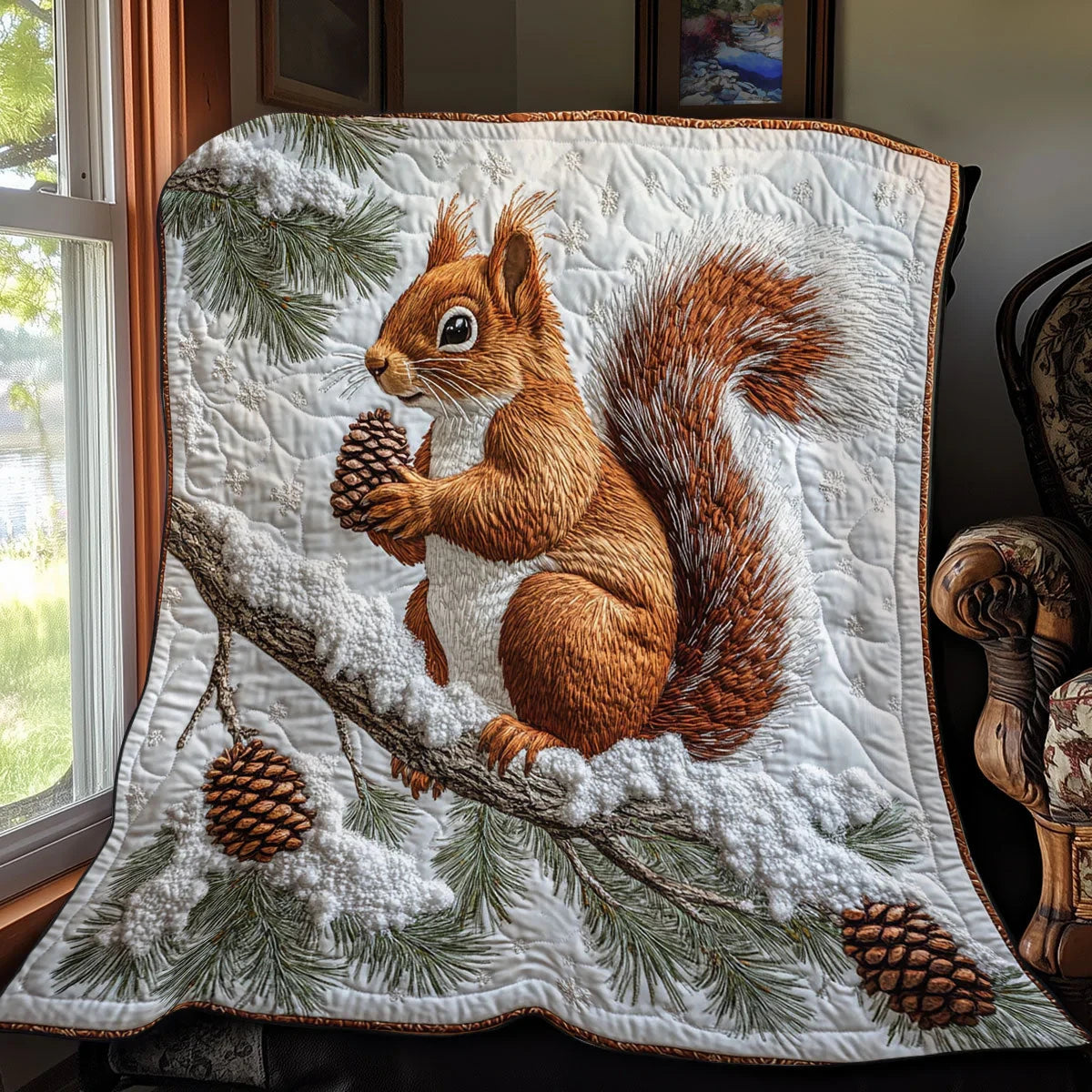 Cozy Cones Quilt Blanket