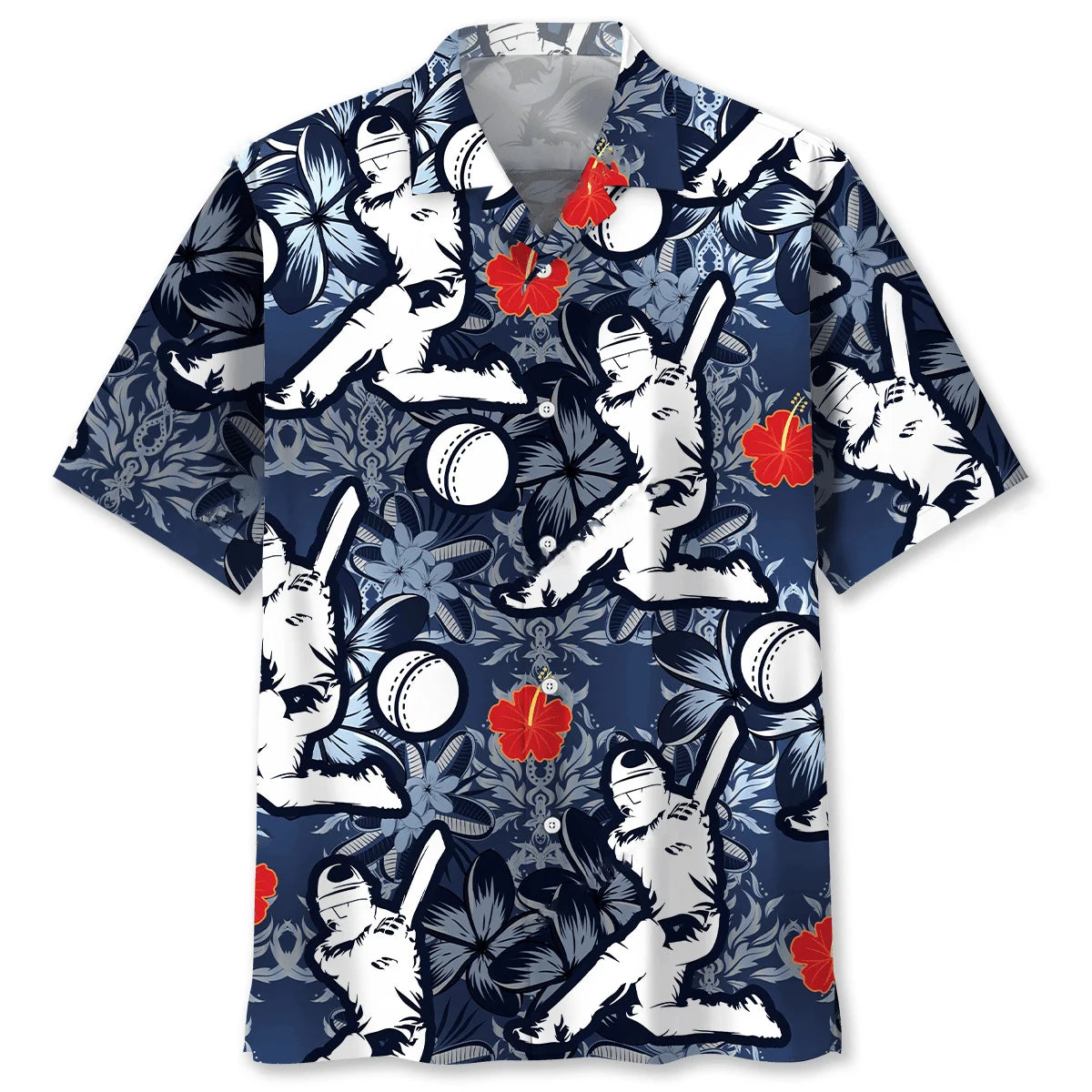 Cricket Hibiscus Hawaiian Shirt