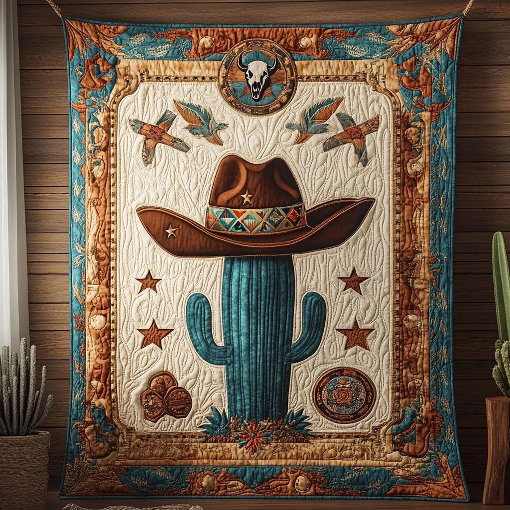 Desert Outlaw Quilt Blanket