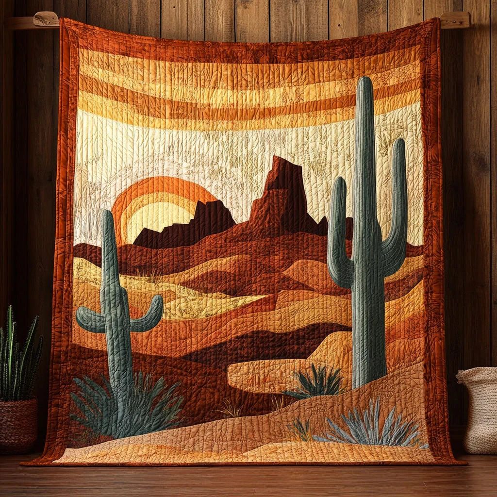Desert Trail Glow Quilt Blanket