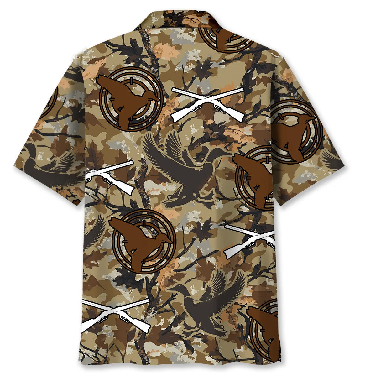 Duck Hunting Camouflage Hawaiian Shirt