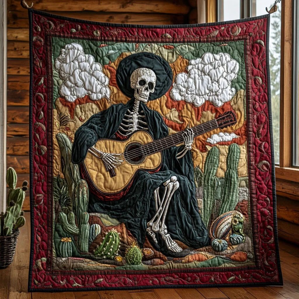 Dumb Day Music Quilt Blanket