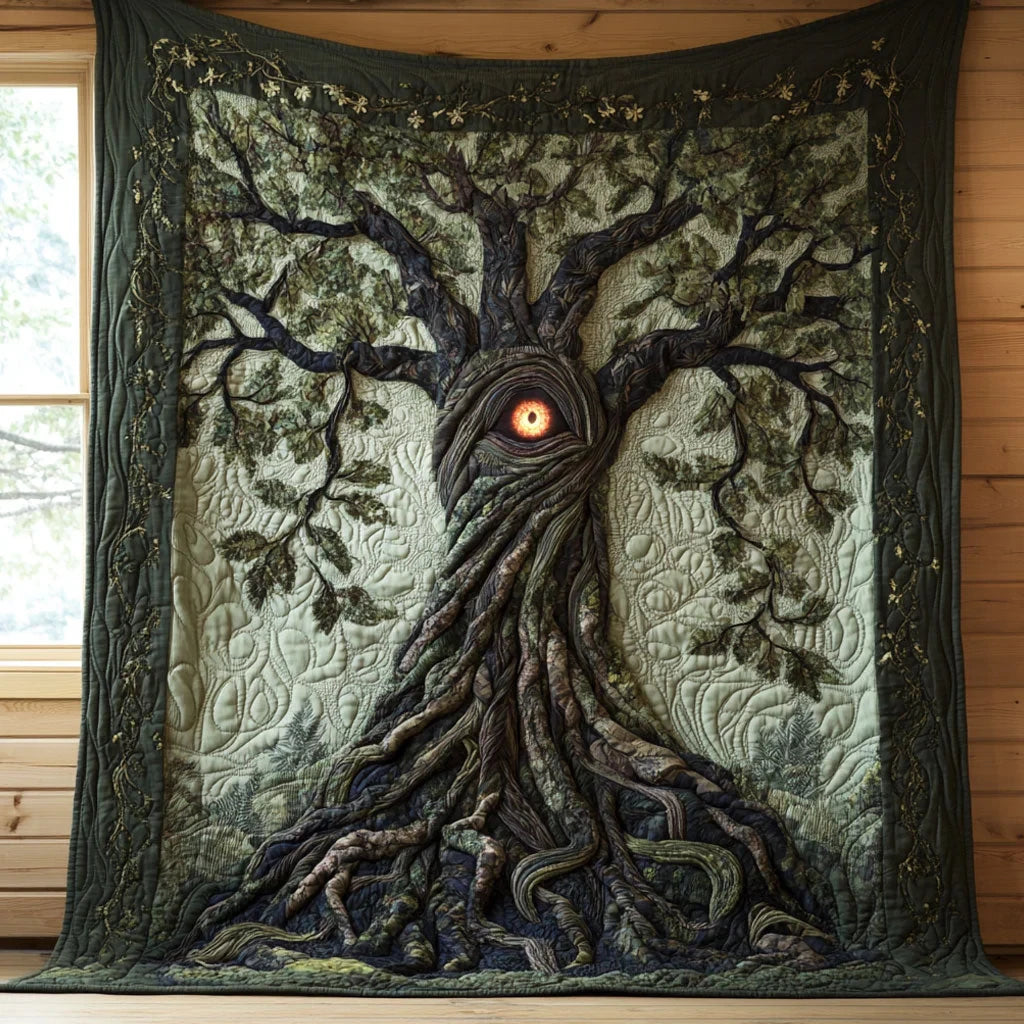 Eye Of Ancient Grove Quilt Blanket