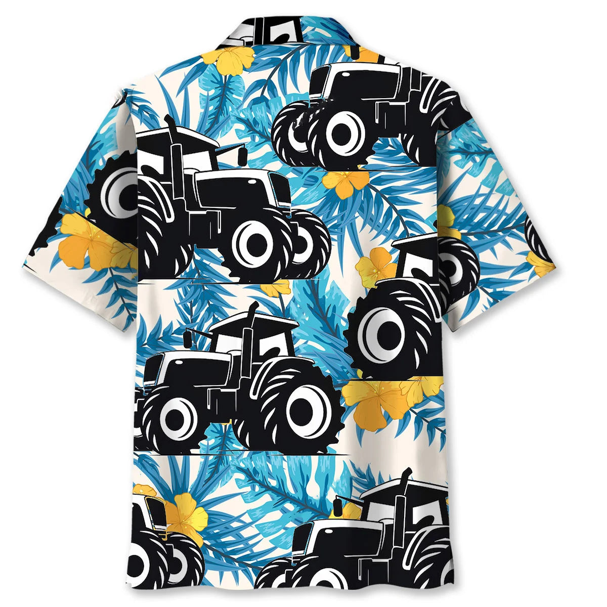 Farmer Nature Tractor Hawaiian Shirt