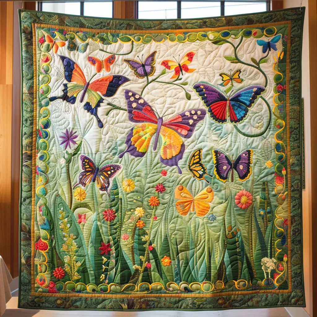 Fields Of Whispers Quilt Blanket
