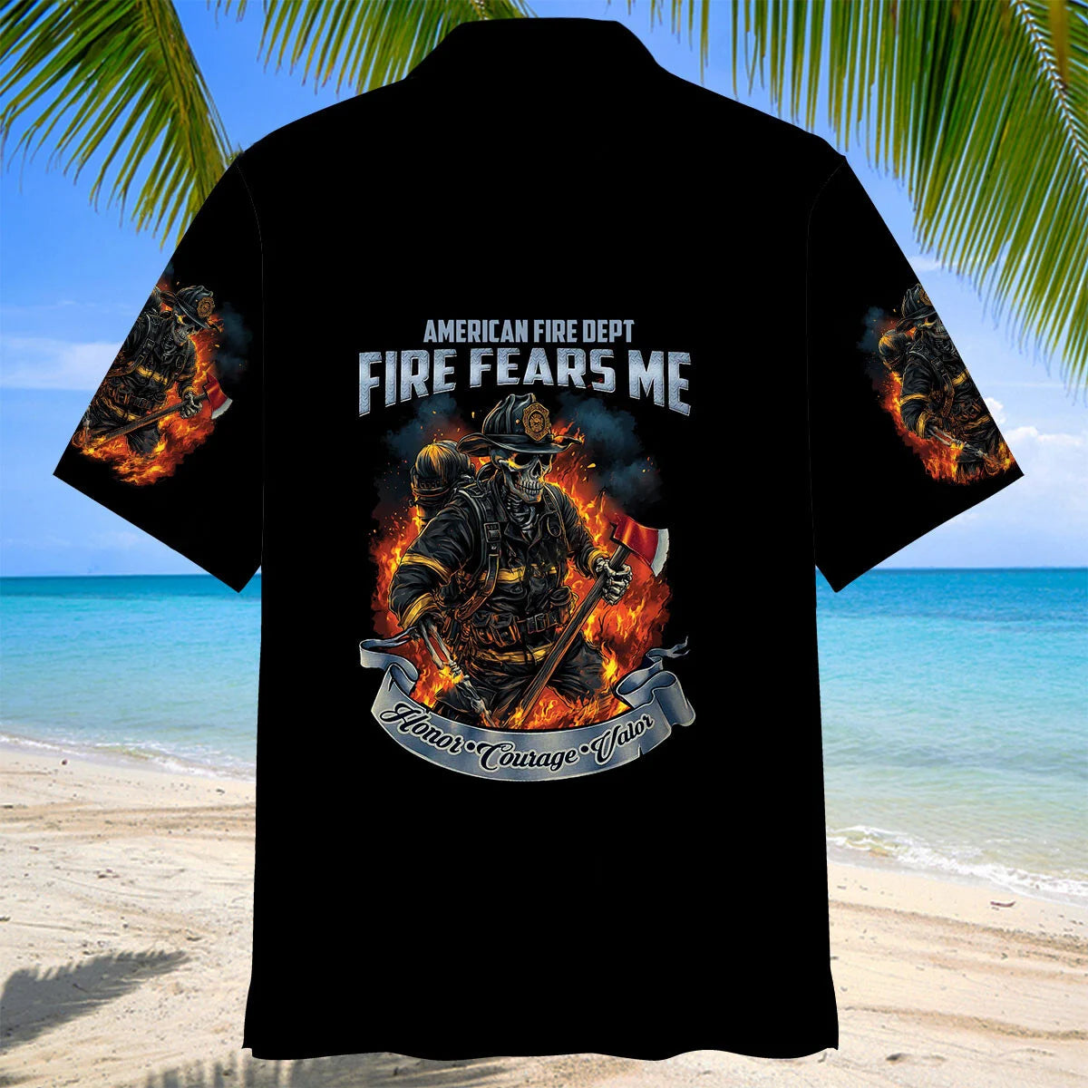 Fire Fears Me Hawaiian Shirt