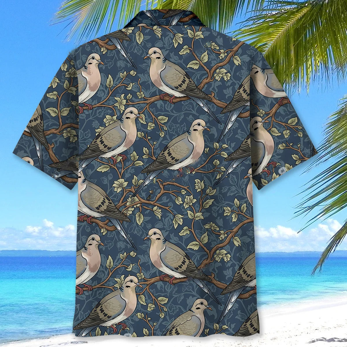 Floral Dove Hunting Hawaiian Shirt