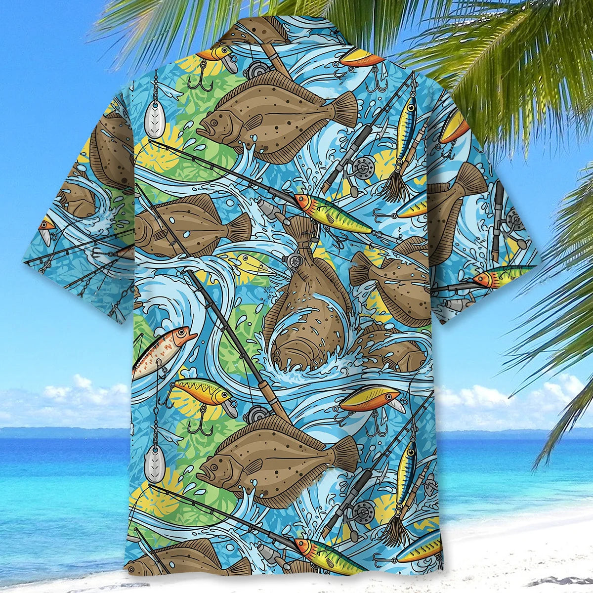 Flounder Master Hawaiian Shirt