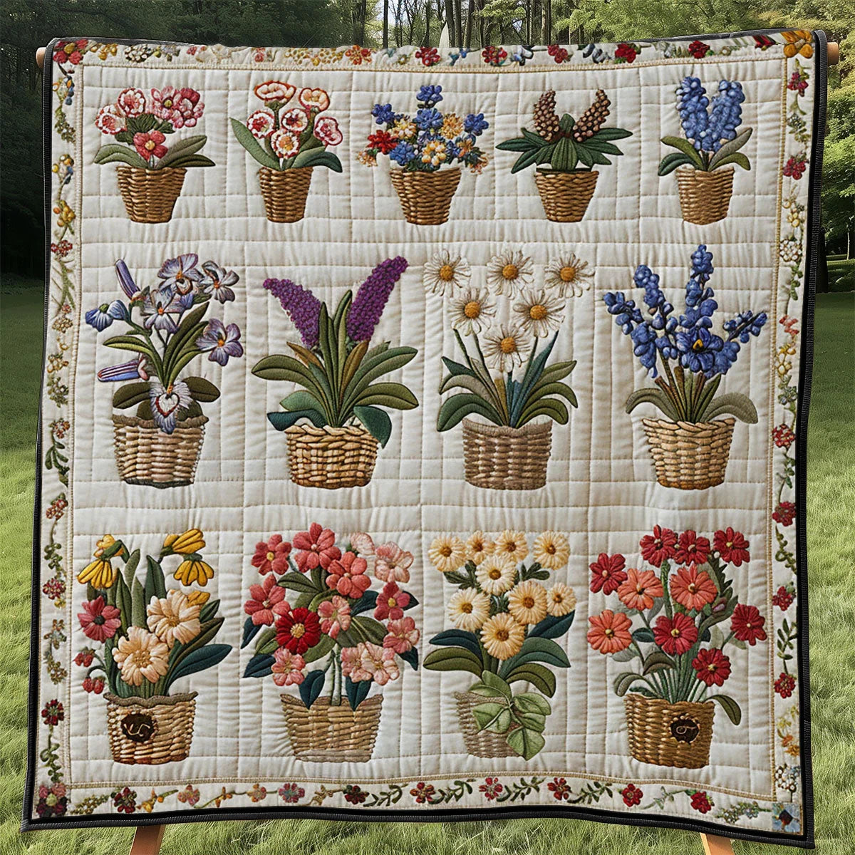 Flower Quilt Blanket