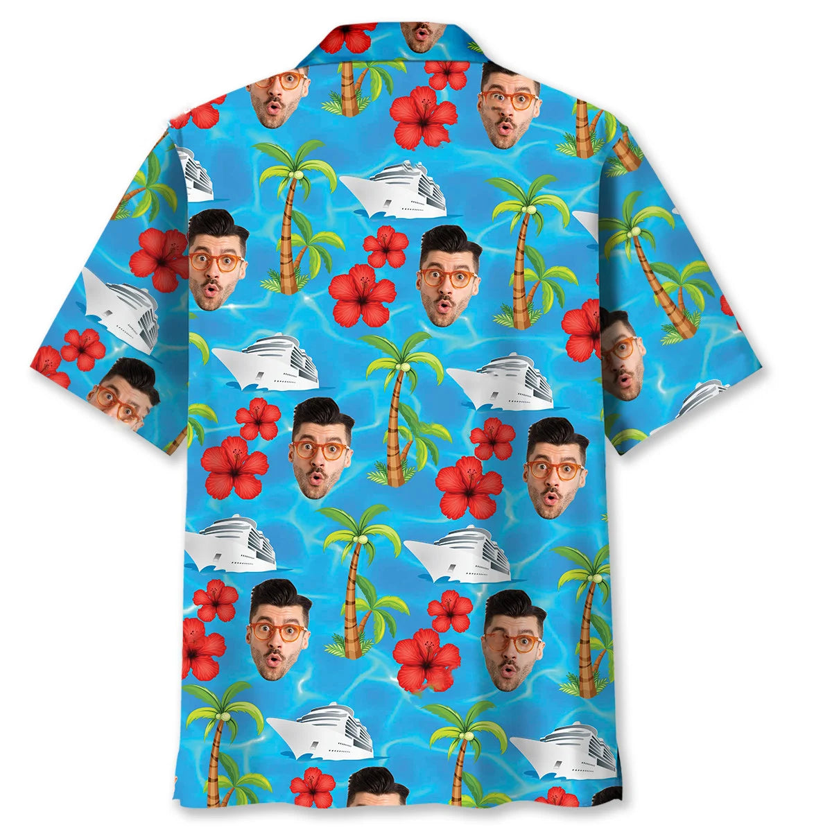 Funny Cruise Custom Face Hawaiian Shirt