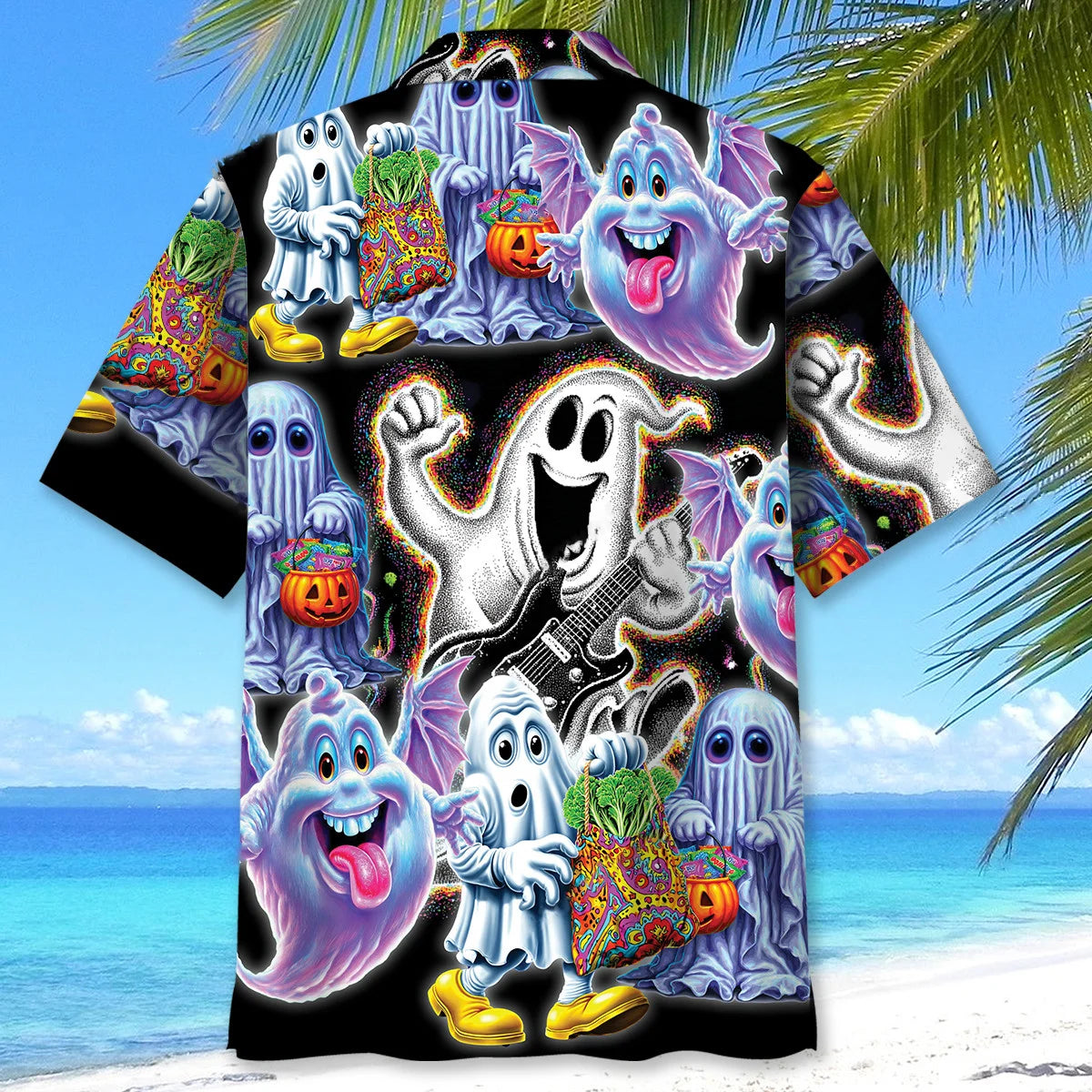 Funny Spooky Boo Hawaiian Shirt