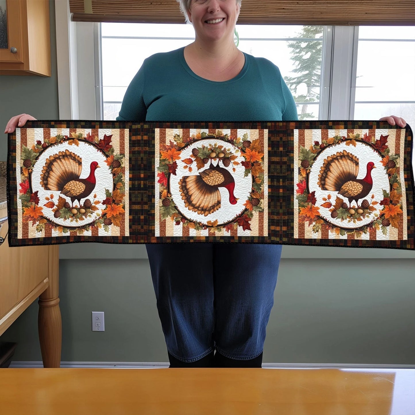 Gobble Gathering Quilted Table Runner
