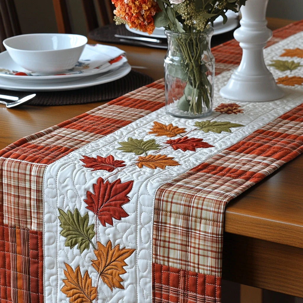 Golden Orchard Quilted Table Runner