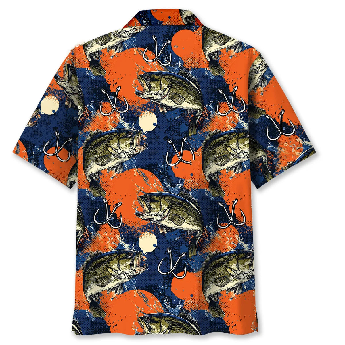 Grunge Bass Fish Hawaiian Shirt