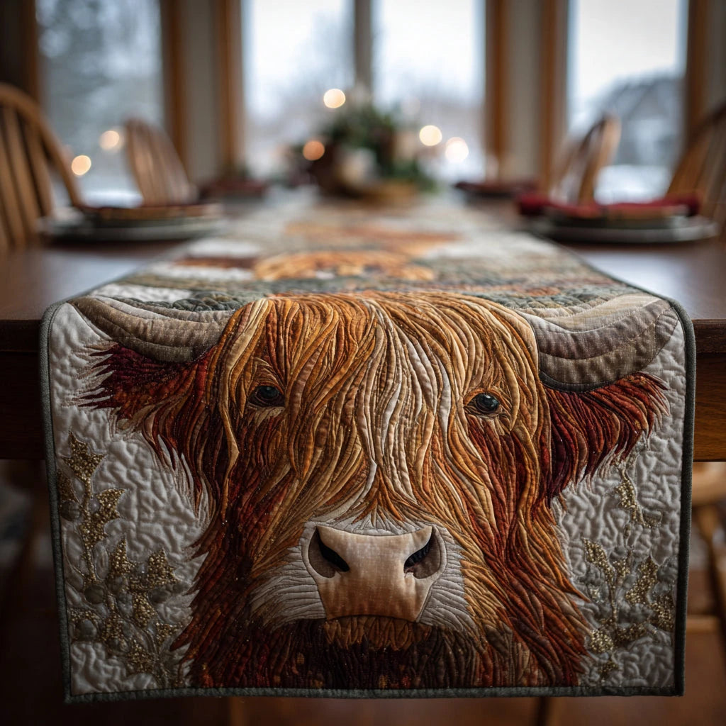 Highland Roots Quilted Table Runner