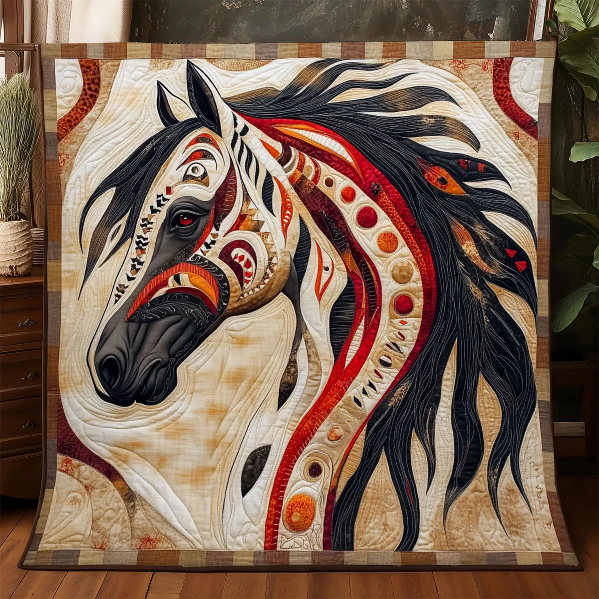 Horse Soul Journey Quilt Blanket