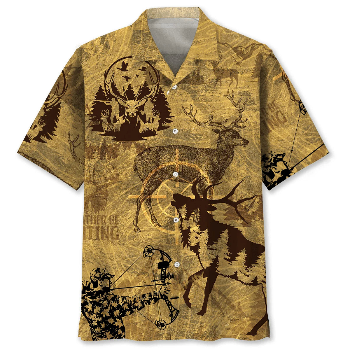 Hunting Vintage Hawaiian Shirt