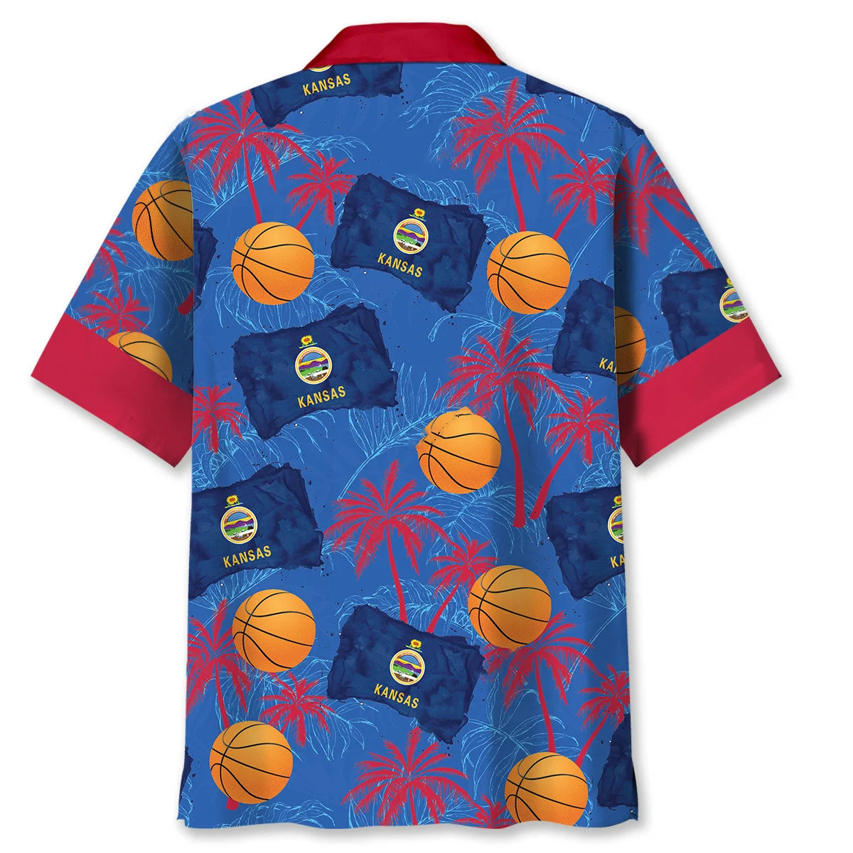 Kansas Basketball Hawaiian Shirt