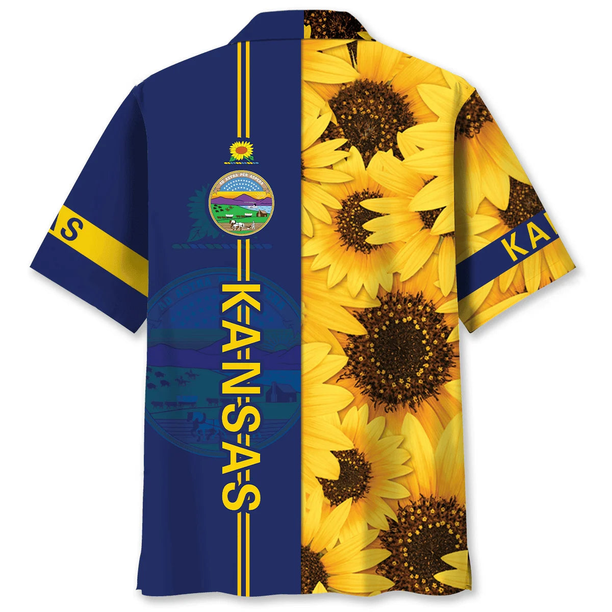 Kansas Sunflowers Proud State Hawaiian Shirt