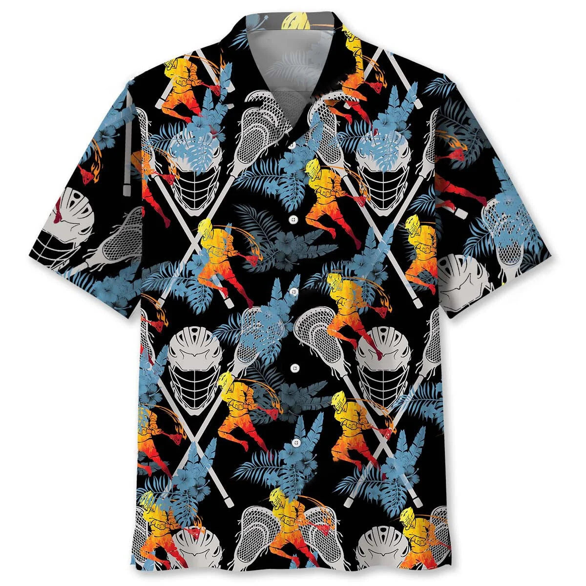 Lacrosse Tropical Hawaiian Shirt