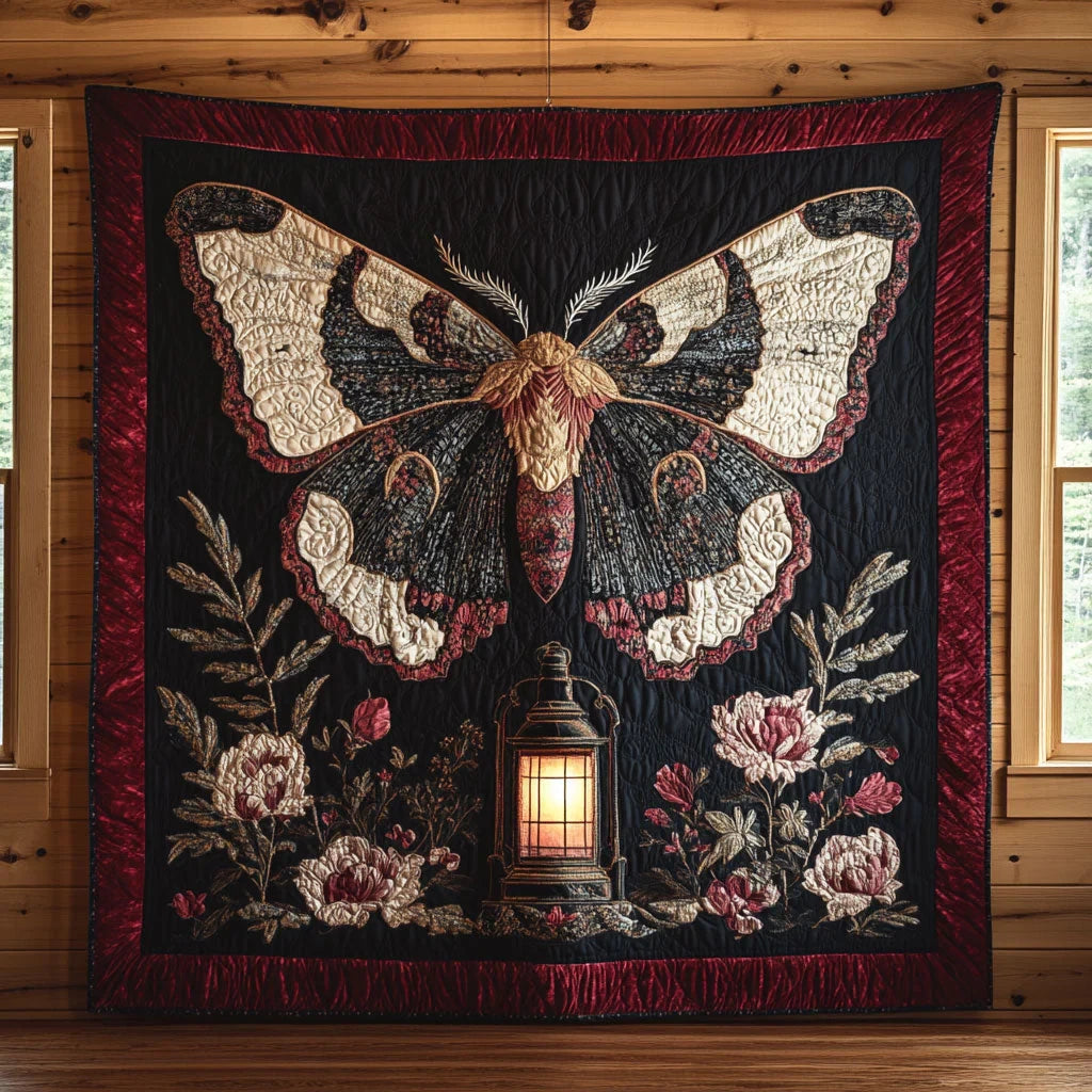 Lantern Moth Quilt Blanket
