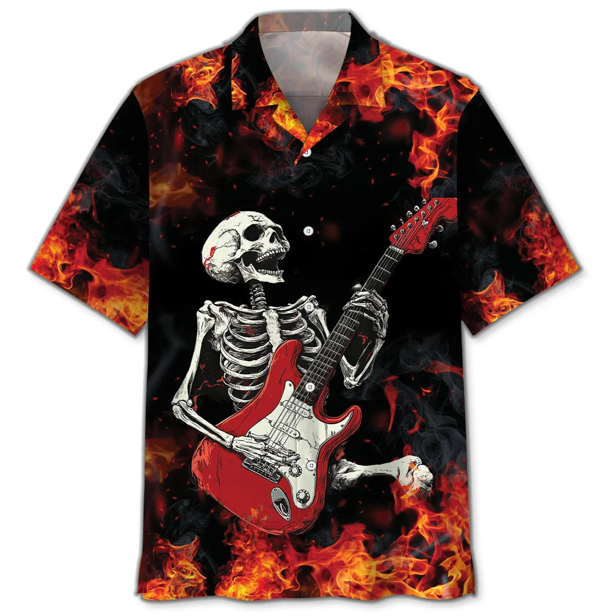 Let S Rock Guitar Hawaiian Shirt