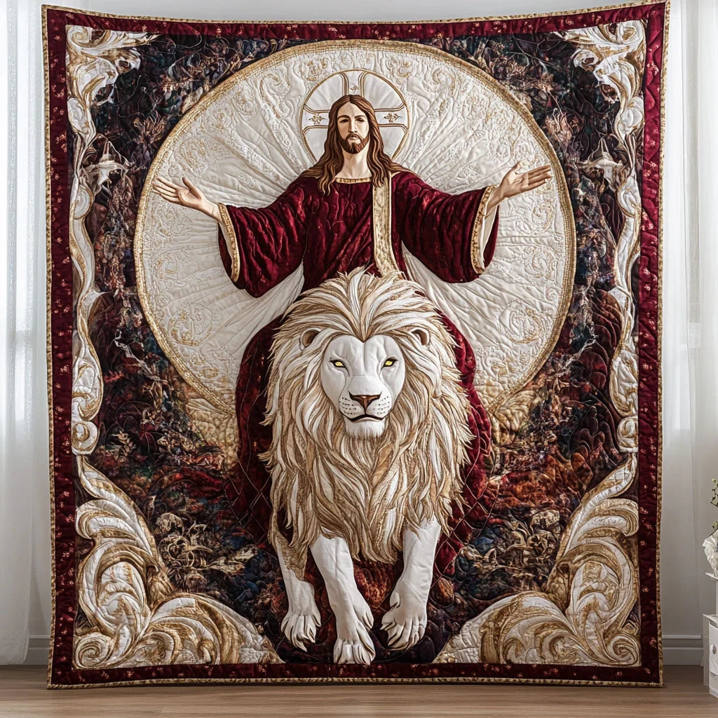 Lion Of Judah Quilt Blanket