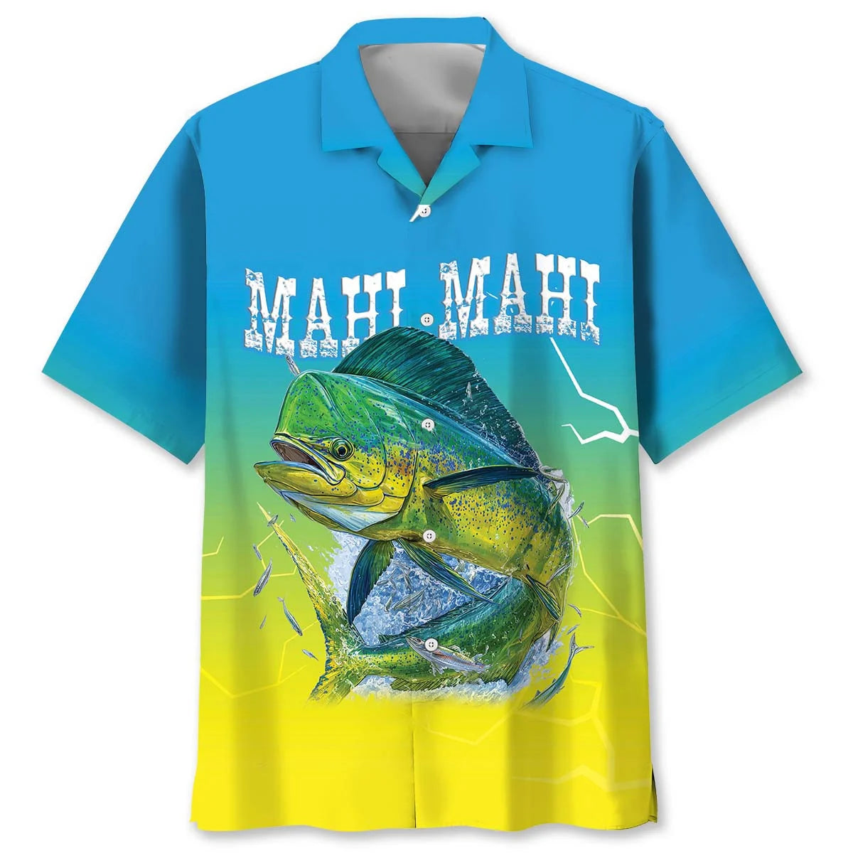 Mahi Mahi Fish Thunder Hawaiian Shirt
