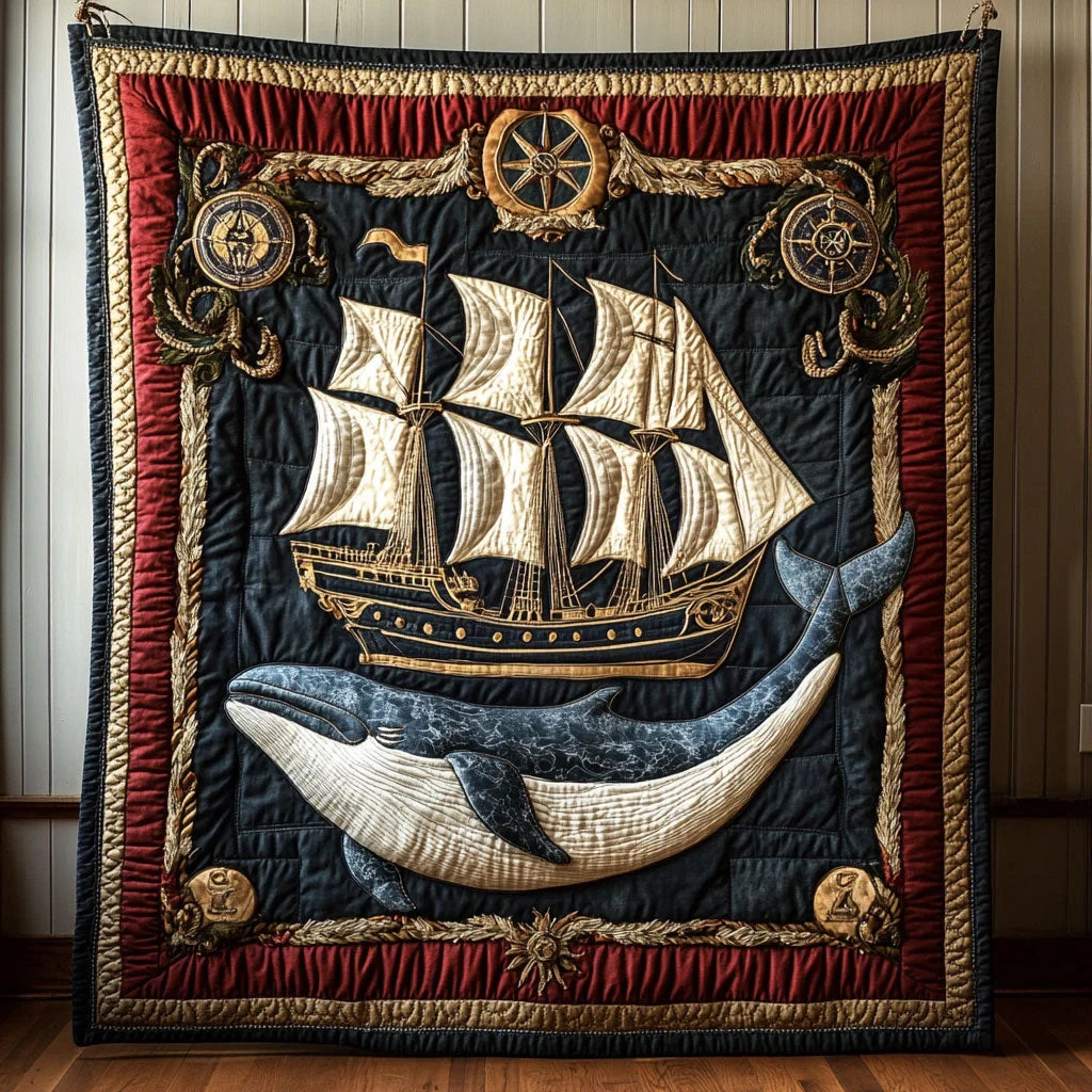 Majestic Armada Quilt Blanket