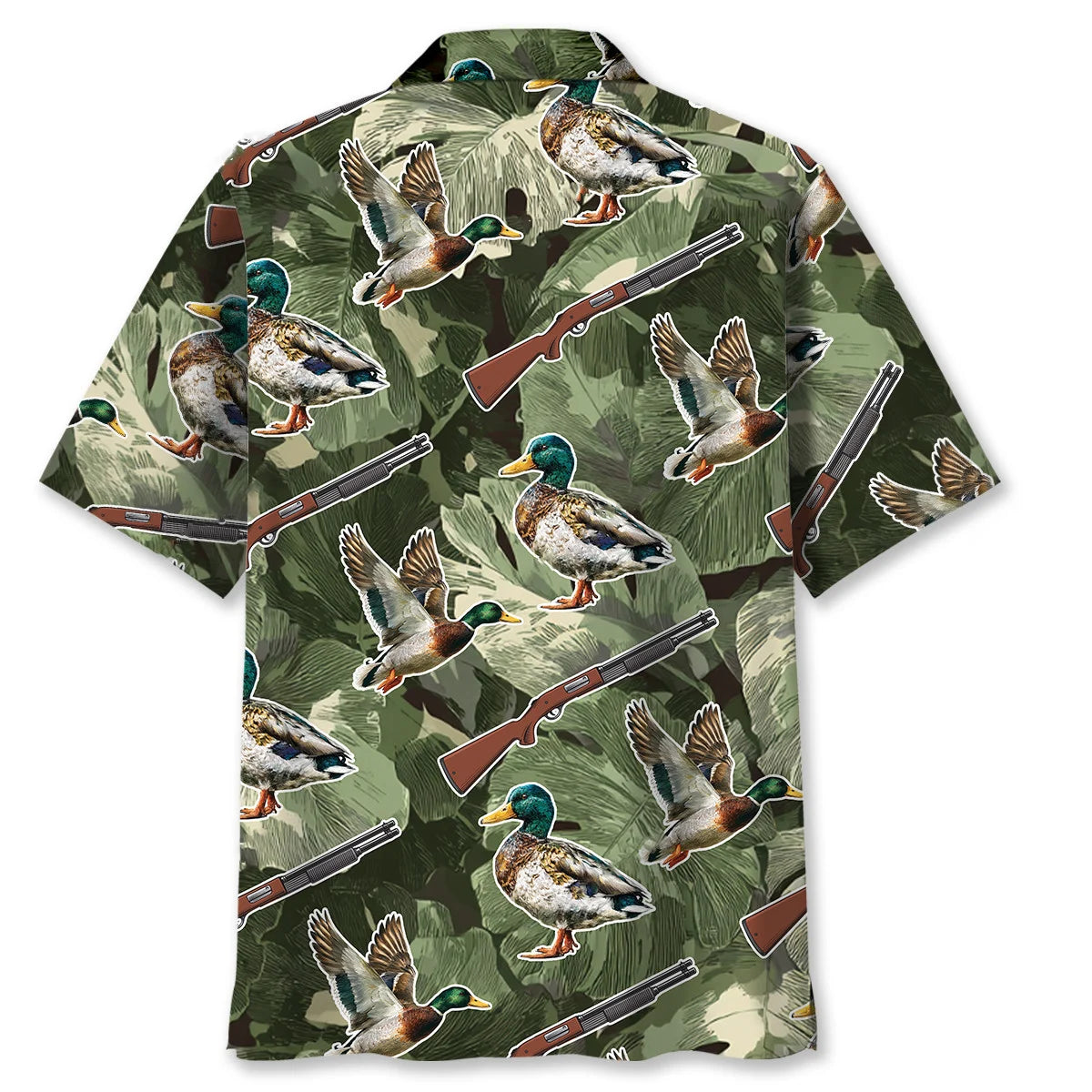 Mallard Duck Camouflage Hawaiian Shirt